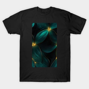 psychedelic glassy filigree leaves ! T-Shirt